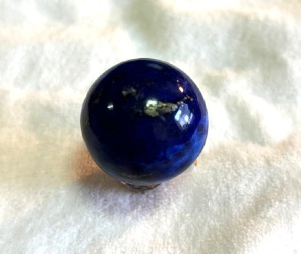 画像1: ラピスラズリ丸玉 (1)