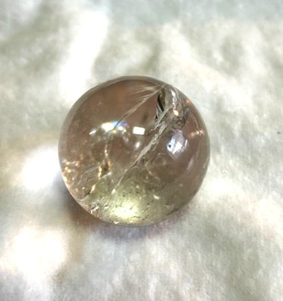 画像1: ヒマラヤクオーツ丸玉 (1)