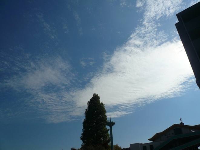  秋川の美しい・・・空